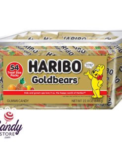 Haribo Gummi Gold Bears Mini Bags - 54ct Tub